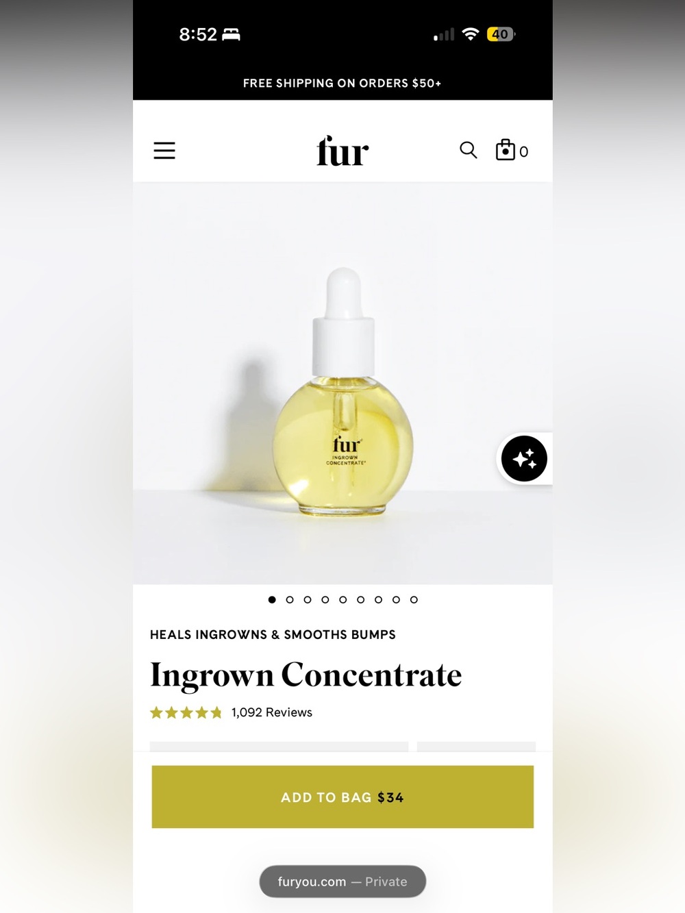 NWT FUR - Ingrown Concentrate
